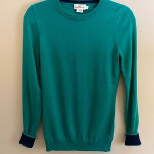 Vineyard Vines Cashmere Blend Emerald Green Sweate